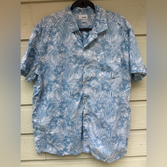 Hawaiian Men's blue Shirt Set XL - Picture 2 of 8